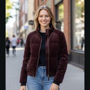 Marc New York Women's Dark Burgundy Puffer Jacket